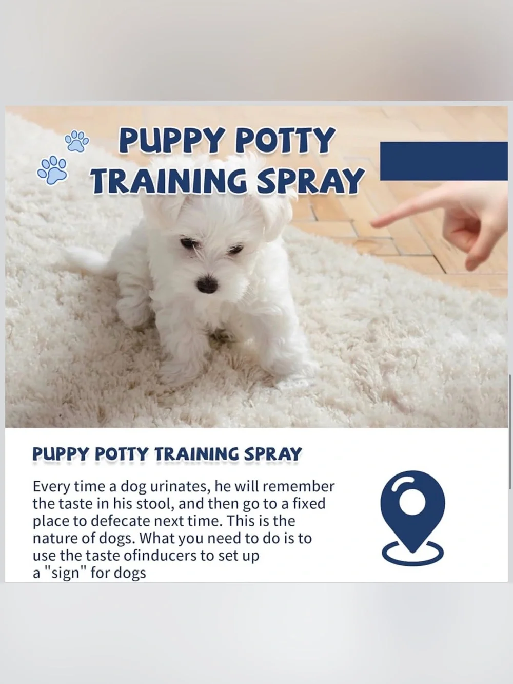 Potty Training Spray for Dogs,Puppy Potty Training Spray,3.5oz, New in Box
